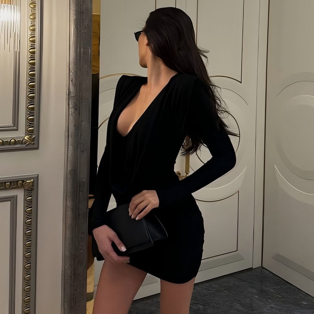 Pleated mini dress - USA