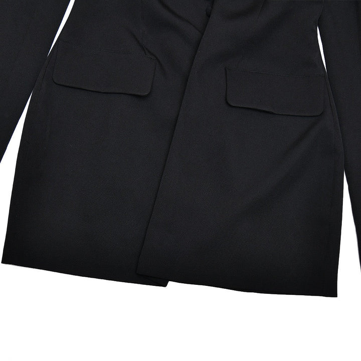 Tailored mini dress with elegant design, button closure - Diane