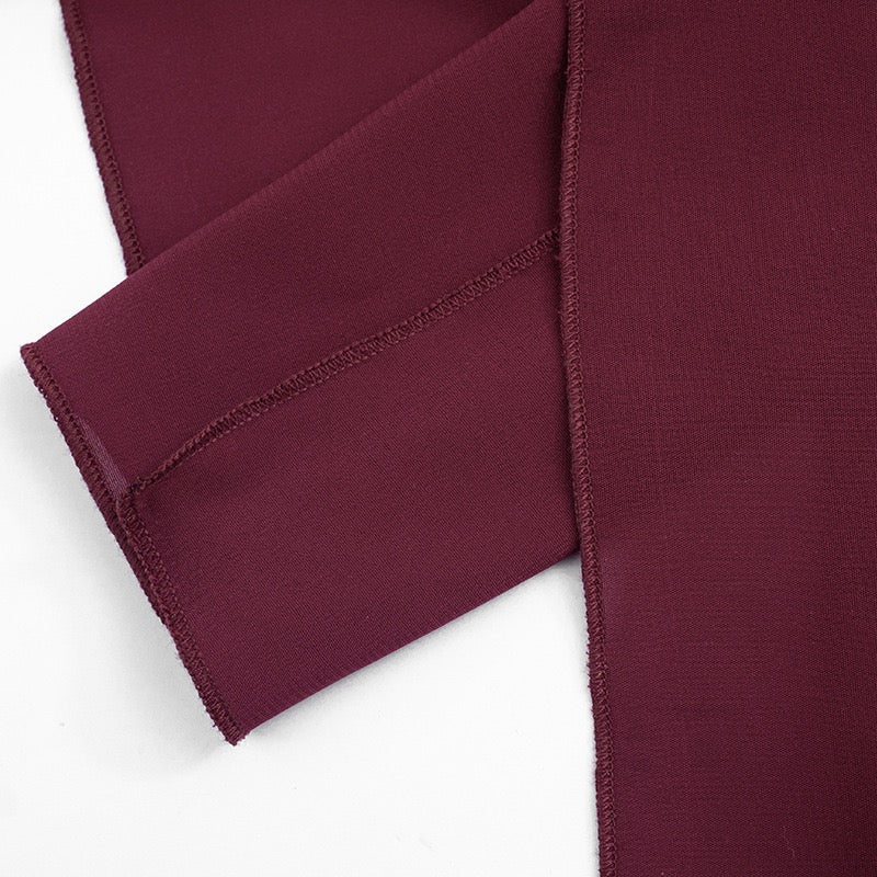 Maxi chiffon dress with bodysuit design and deep slits - JULIAN