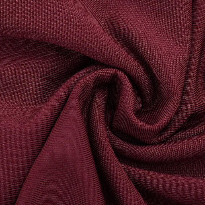 Maxi chiffon dress with bodysuit design and deep slits - JULIAN
