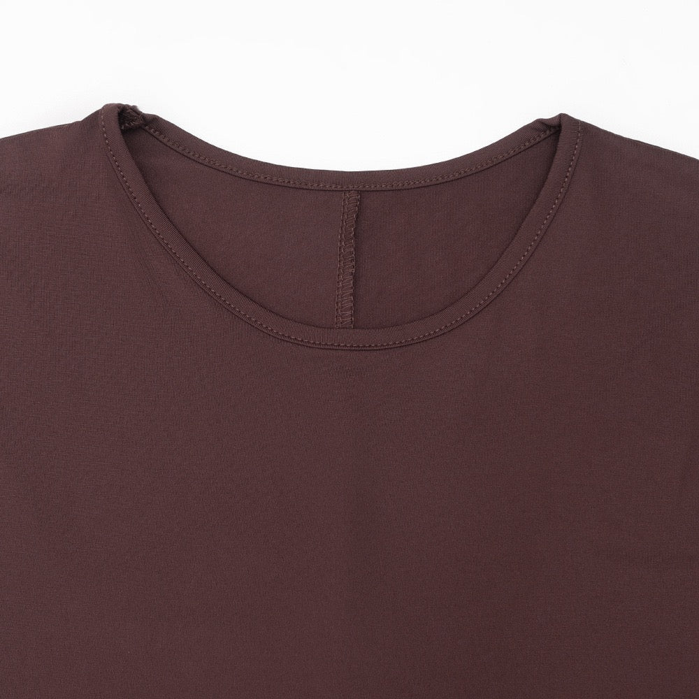 Maxi dress with gathered design - ROS