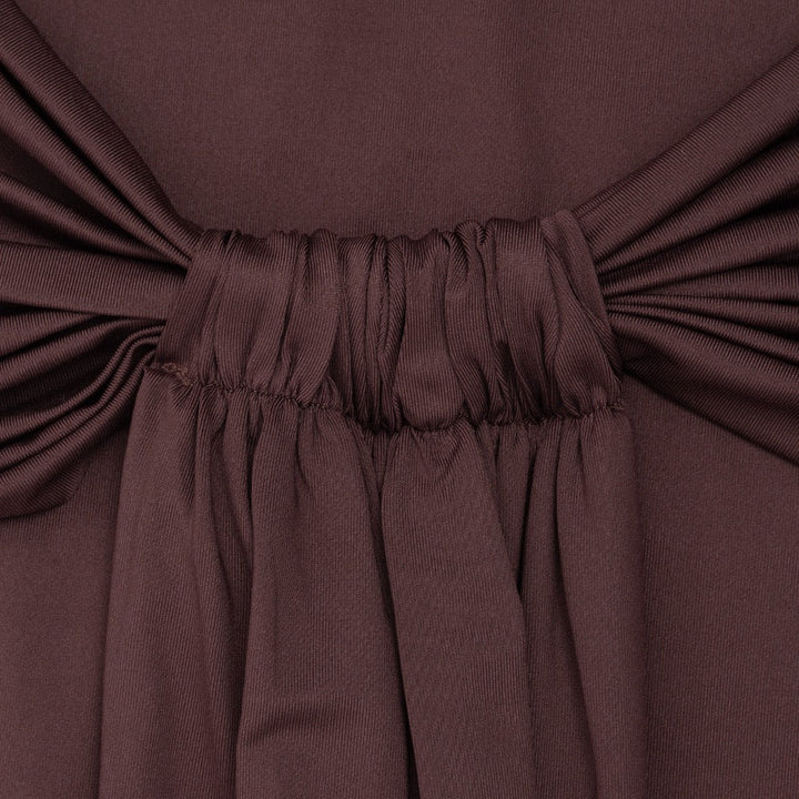 Maxi dress with gathered design - ROS