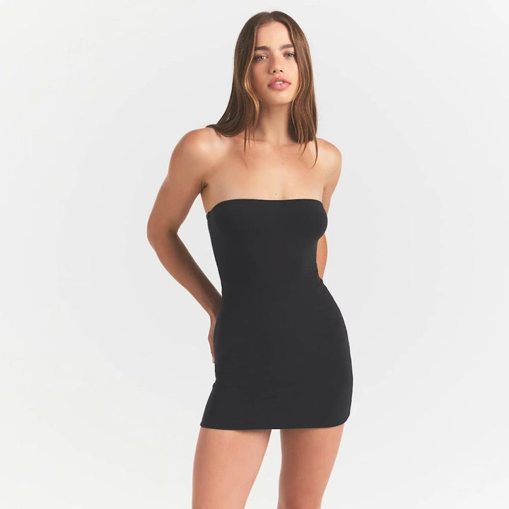 Kails strapless fitted mini dress in shaping fabric