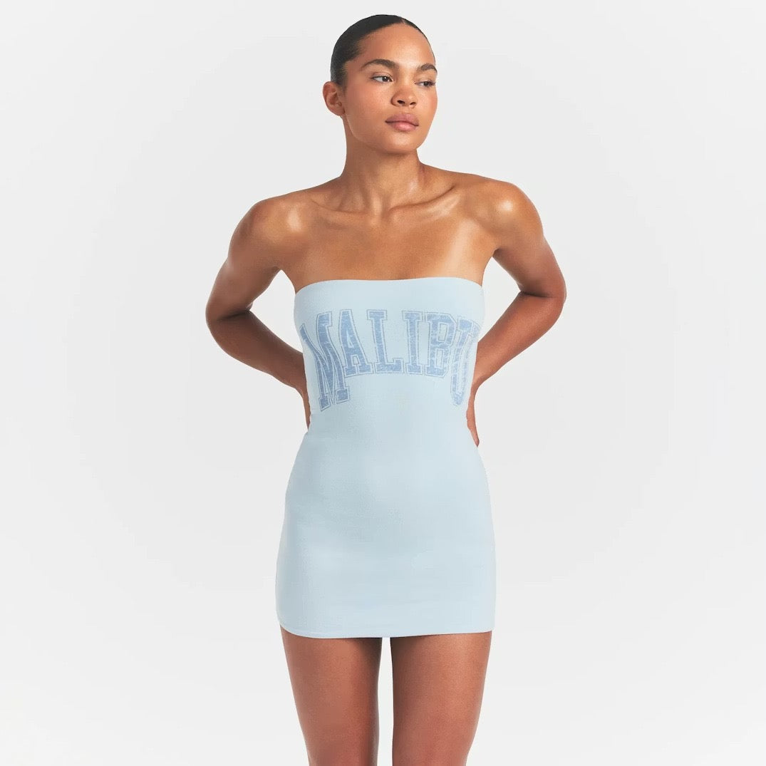 Kails strapless fitted mini dress in shaping fabric