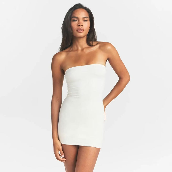 Kails strapless fitted mini dress in shaping fabric