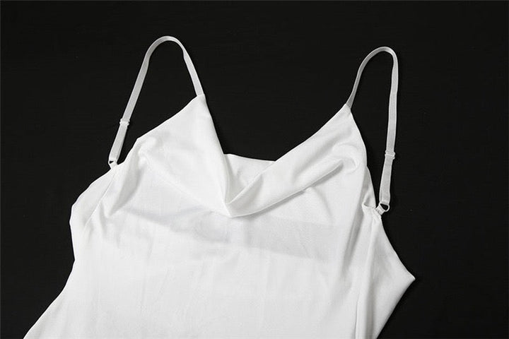 Maxi dress with lace trim - Lin