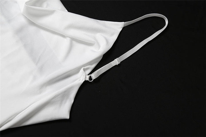 Maxi dress with lace trim - Lin