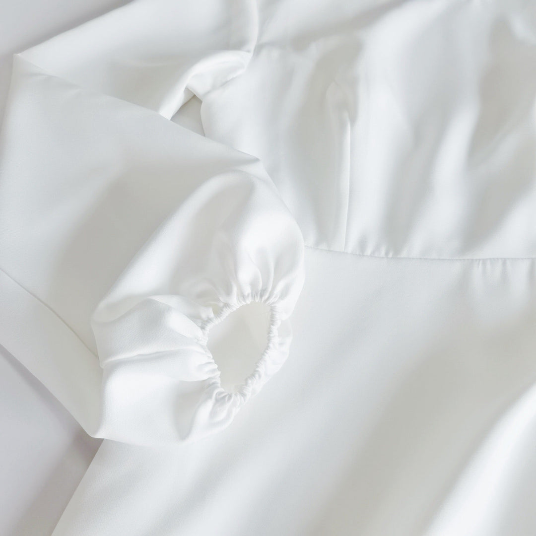 A-line satin midi dress - Hivera