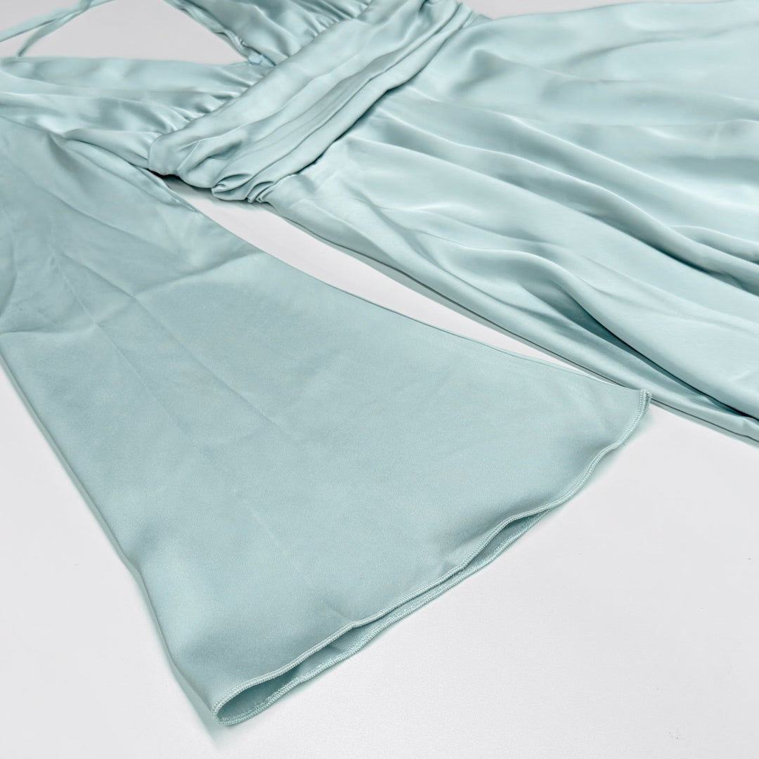 A-line satin mini dress - Carmina