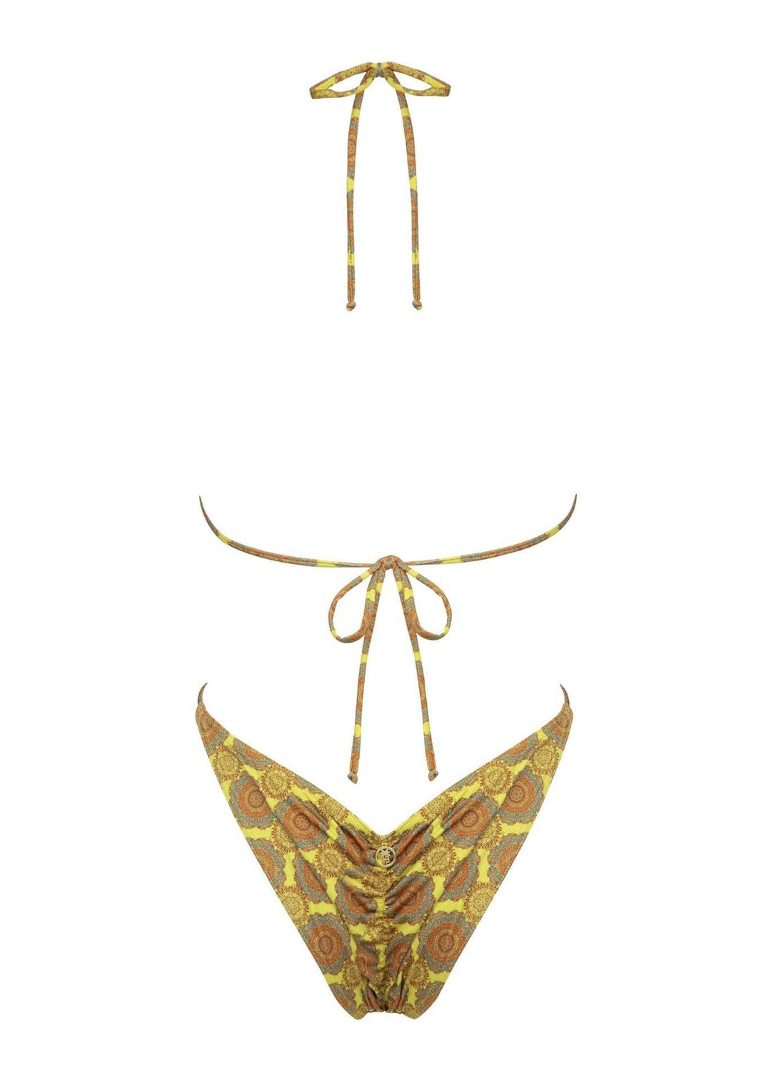 Tie-back one-piece swimsuit – Laini