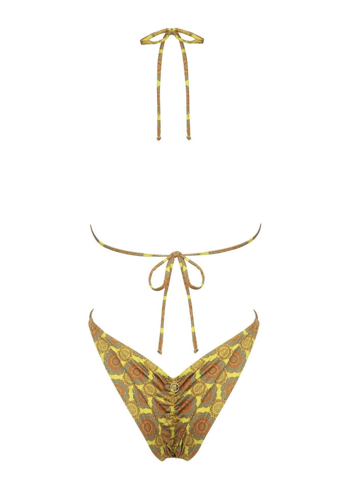 Tie-back one-piece swimsuit – Laini