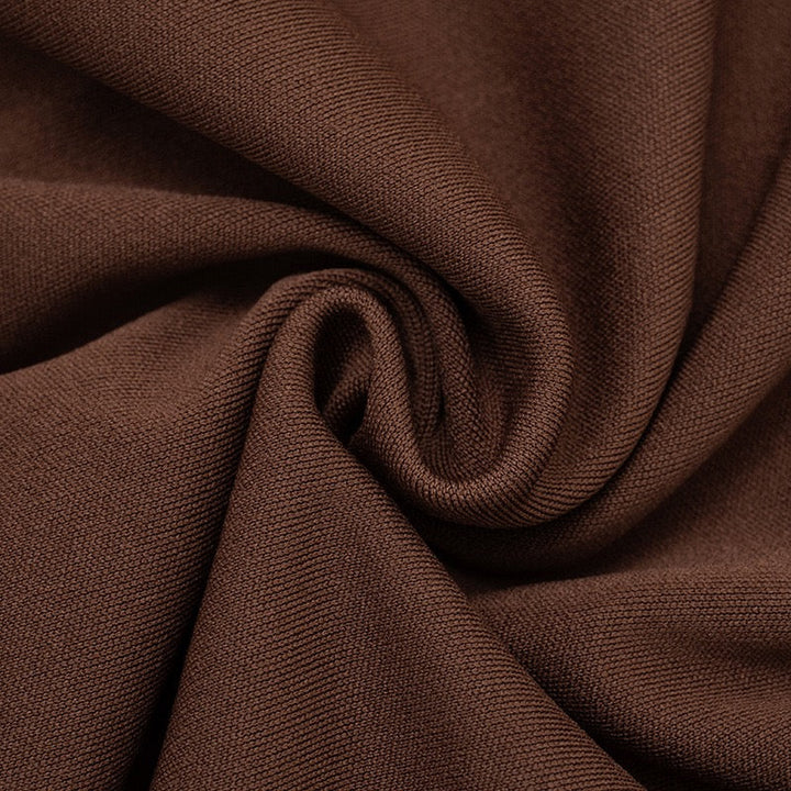 Maxi dress with satin pleats and a tie-back bodice for fastening at the waist - Loiana