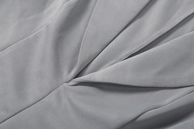 Tailored mini dress with pleats - DIN