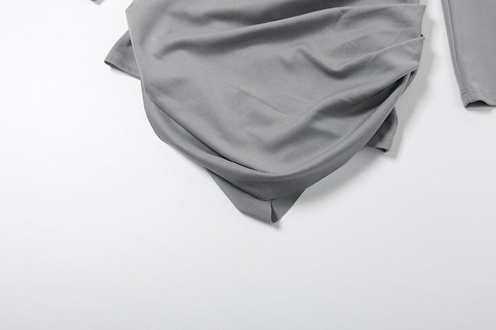 Tailored mini dress with pleats - DIN