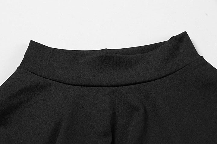 Pleated maxi dress with slit design - Regine