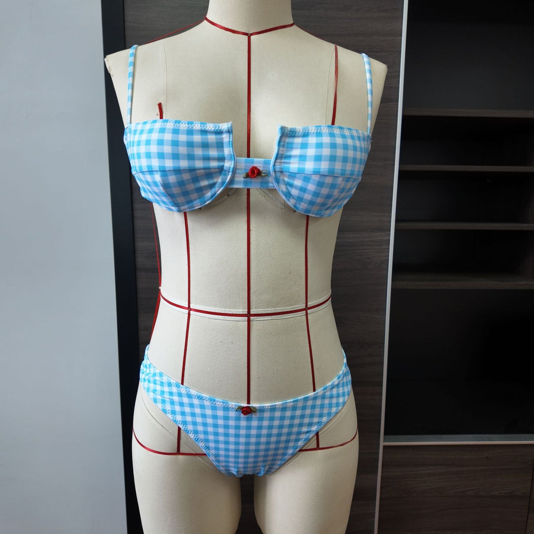 Bikini swimsuit set with bandana – DOR