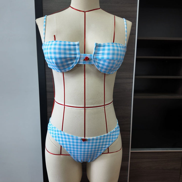 Bikini swimsuit set with bandana – DOR