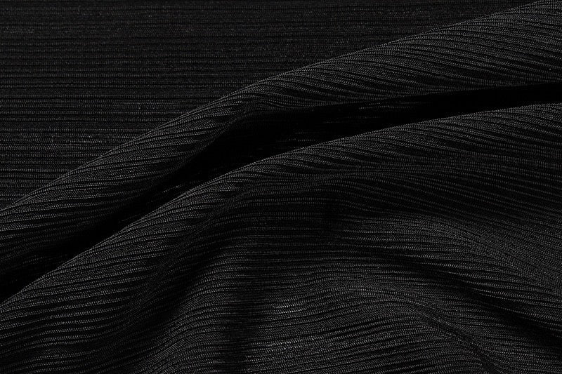 Pleated maxi dress with slit and buckle design - Prudy