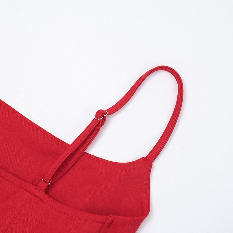 A-line mini dress - Almond