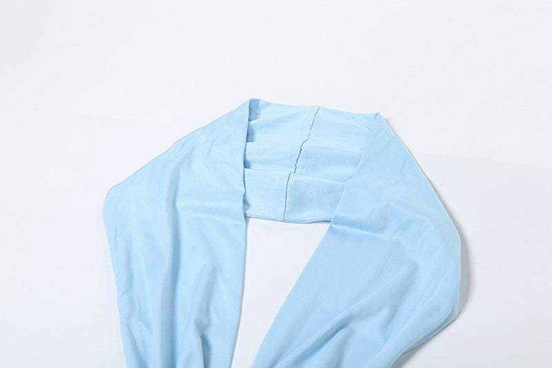 שמלת מקסי בעיצוב קרוס קיפולים קשירה בגב - מאר