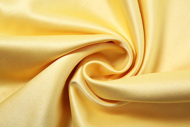 שמלת מקסי סאטן גב פתוח - BELLA