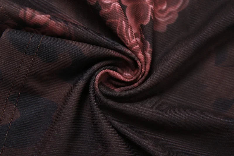 שמלת מקסי בהדפס פרחוני - אסיף