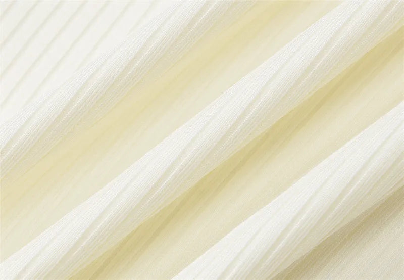 שמלת מיני סרוגה כתפיים חשופות בעיטור סרטי פפיון - יאנגה