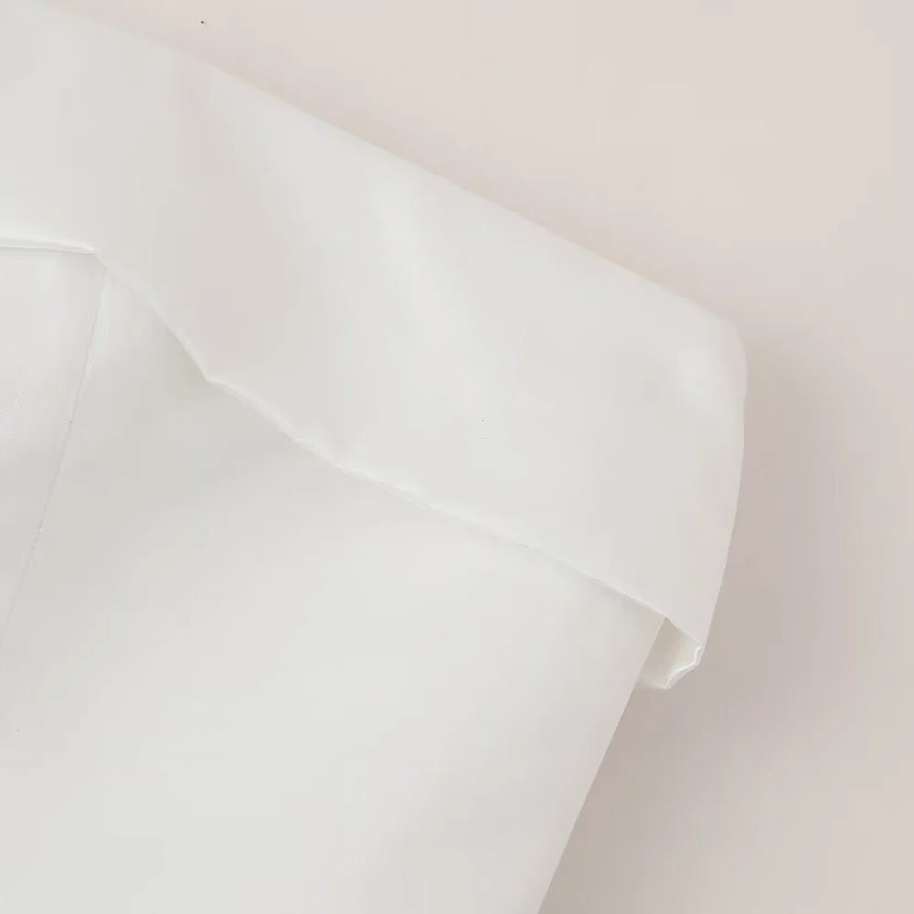 שמלת מיני סטרפלס בגזרת A - איירס