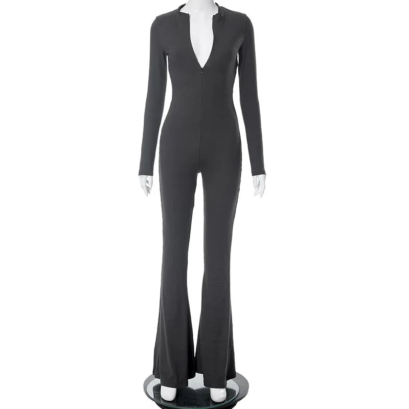 אוברול צמוד בסגירת רוכסן מכנסי פדאלפון - פיקסי