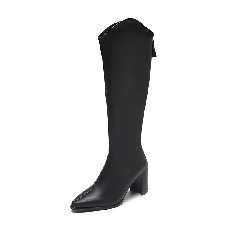 High leatherette boots - WIN