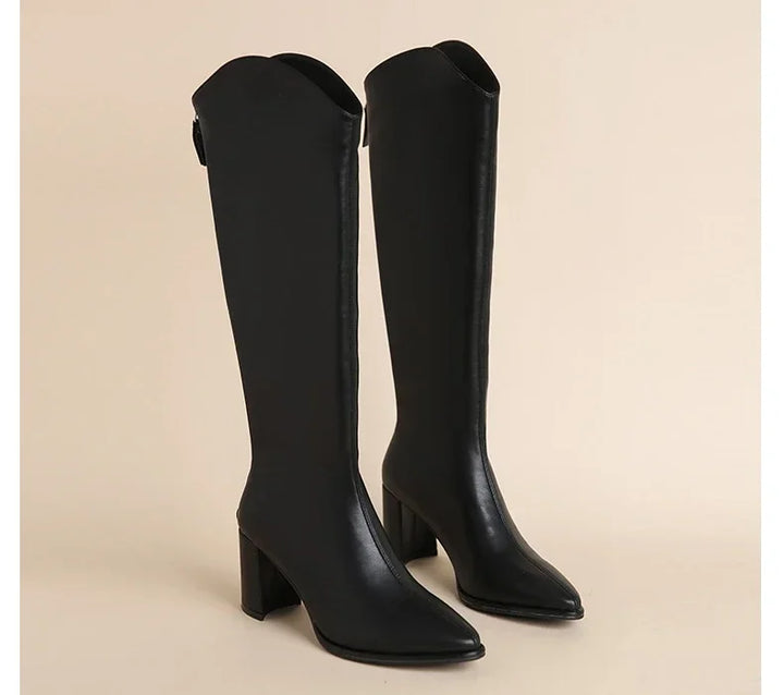 High leatherette boots - WIN