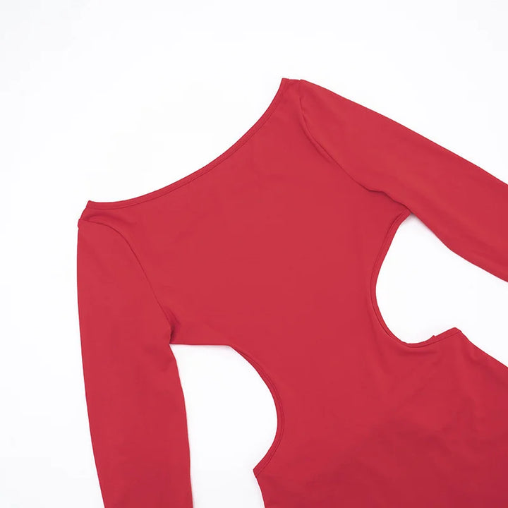 Open back mini dress with bow tie design - ORIN