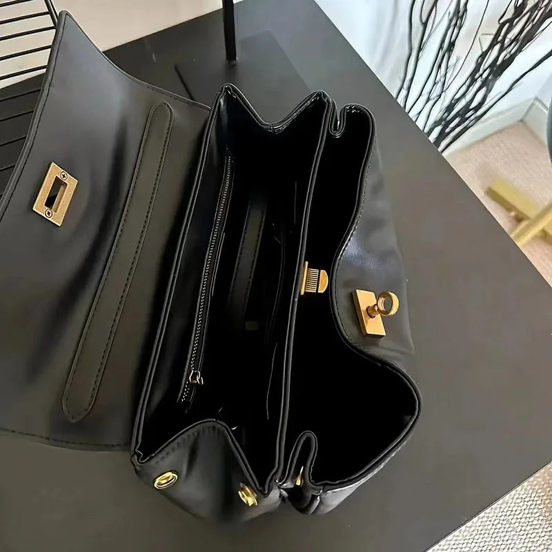 Luxury handmade leather bag - cowhide leather
