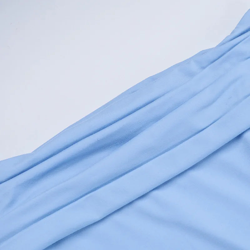 שמלת מקסי כתפיים חשופות גב פתוח - GIZEL