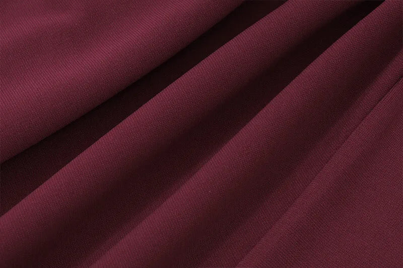 שמלת מיני בגזרת A גב פתוח בעיטור צעיף תואם - תמרה