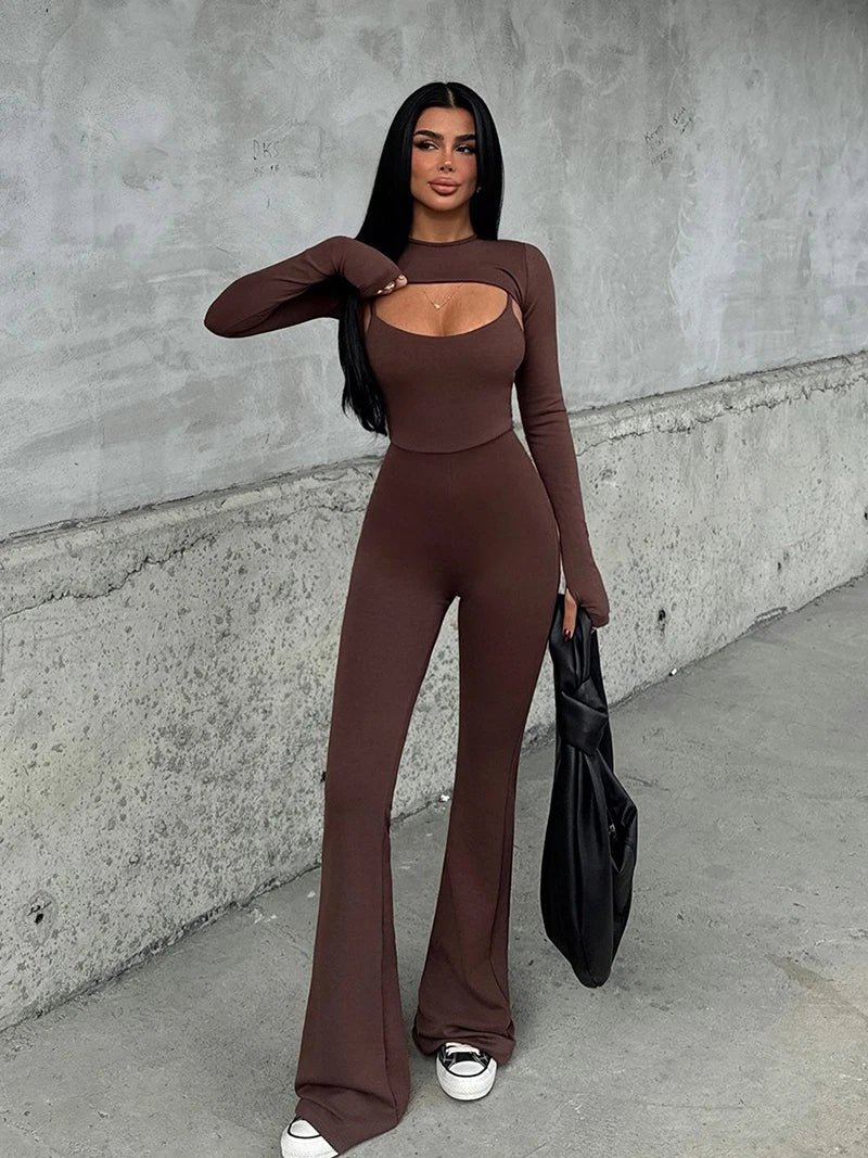 אוברול פדלפון בד מחטב ומחמיא בעיצוב עליונית - ויני