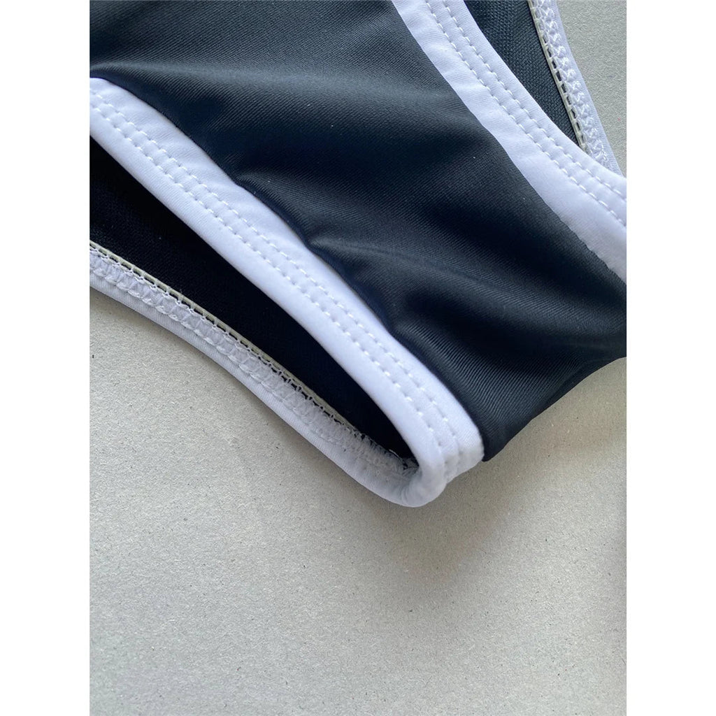 בגד ים שלם גזרה גבוהה סטייל וינטג' - חווה