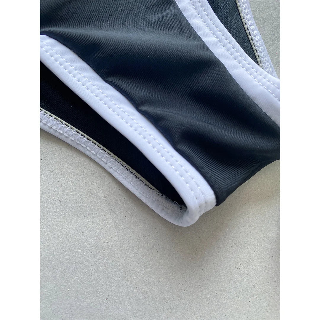 בגד ים שלם גזרה גבוהה סטייל וינטג' - חווה