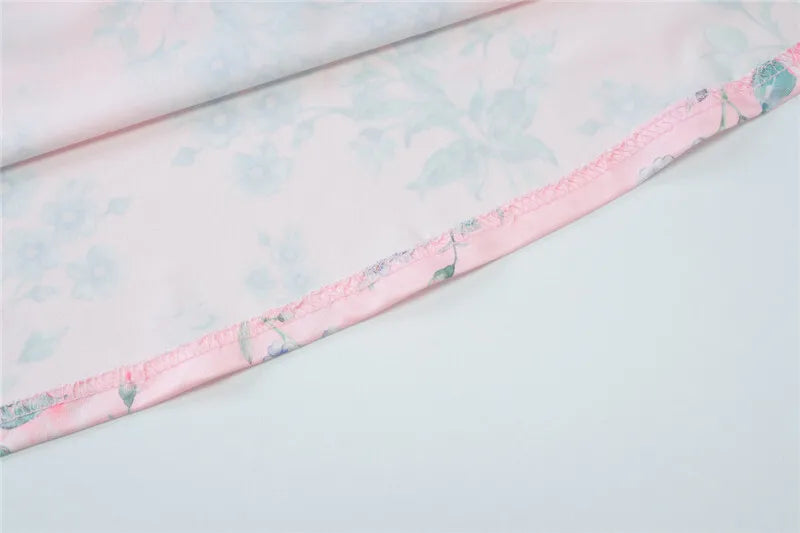 שמלת מקסי פרחונית בעיטור פפיון - Cleo