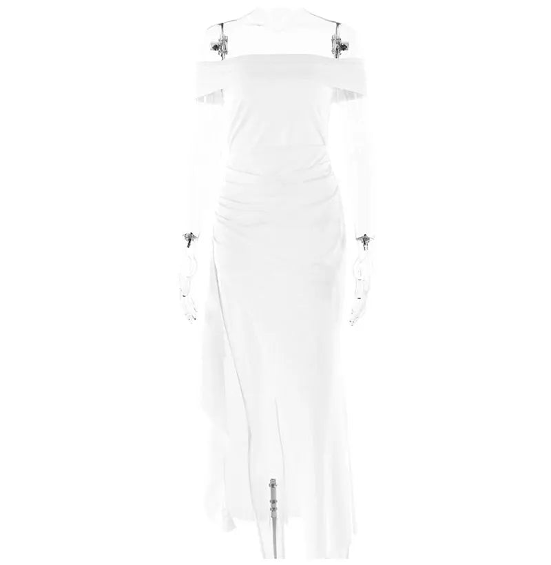 שמלת מקסי כתפיים חשופות - ג'ודי