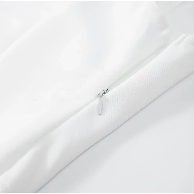 שמלת מידי סאטן בגזרת A - Violette