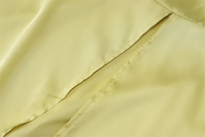 שמלת מקסי קשירה בצוואר גב פתוח בעיצוב שסע בעיטור אבזם - שון