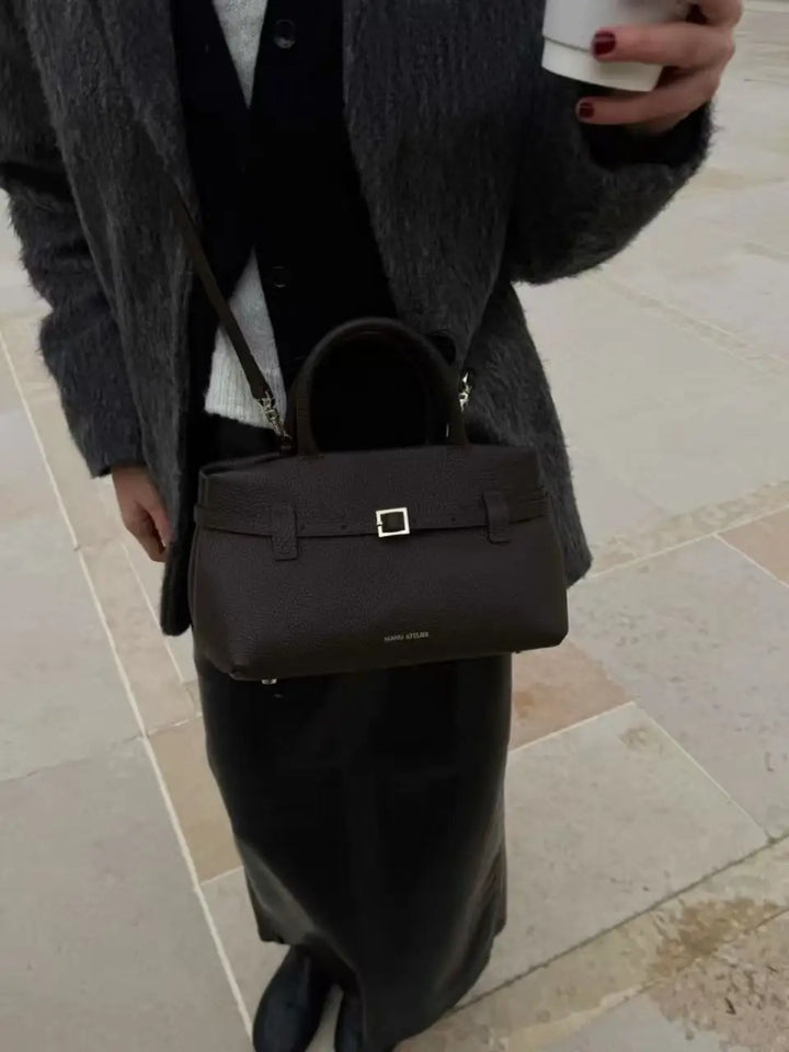 Suede / leather bag with luxury design