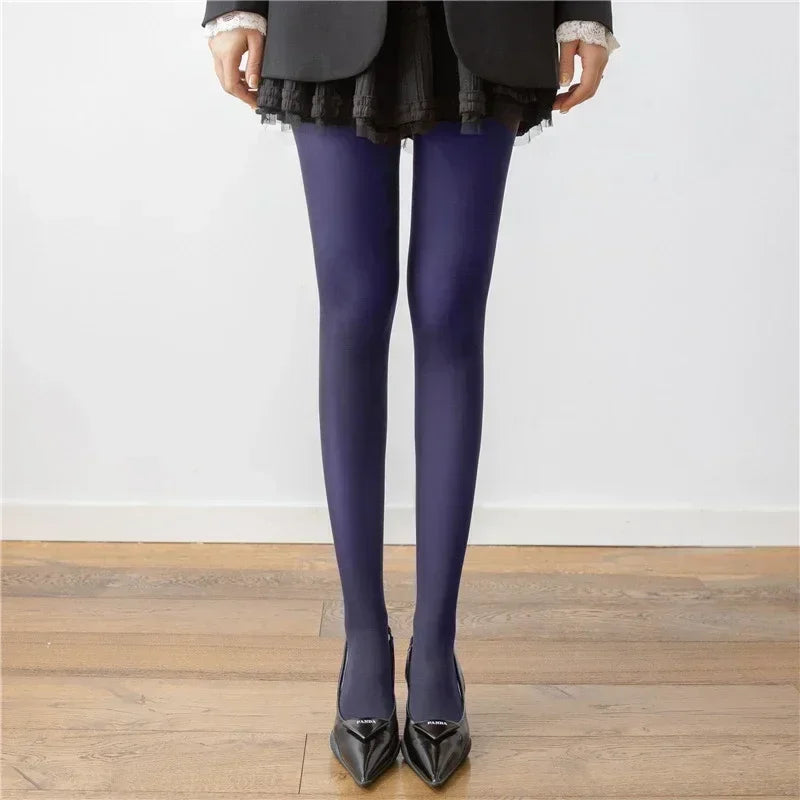 Opaque / sheer tights in a variety of colors