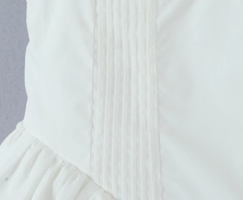 שמלת מיני סטרפלס בגזרת A - Ayra