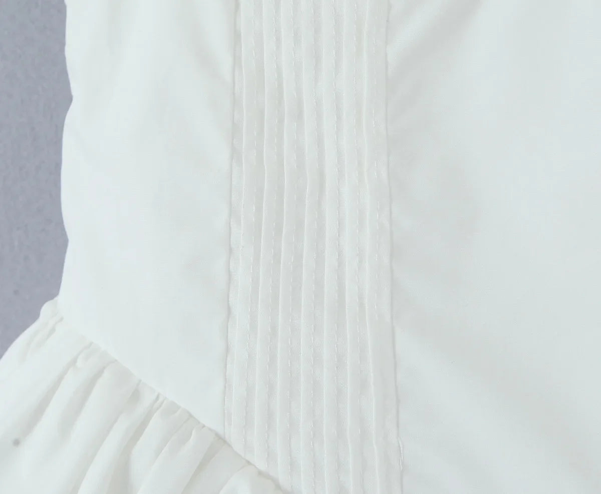 שמלת מיני סטרפלס בגזרת A - Ayra