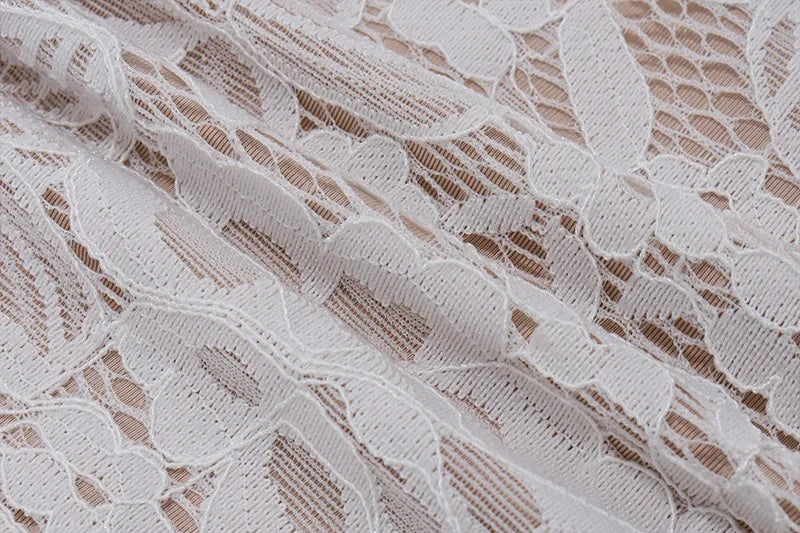 שמלת מיני סטרפלס תחרה - אורינה