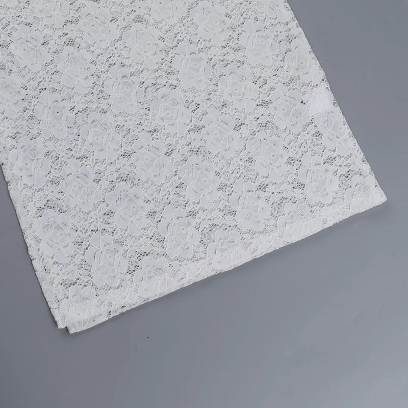 שמלת מקסי תחרה כתפיים חשופות - איליה