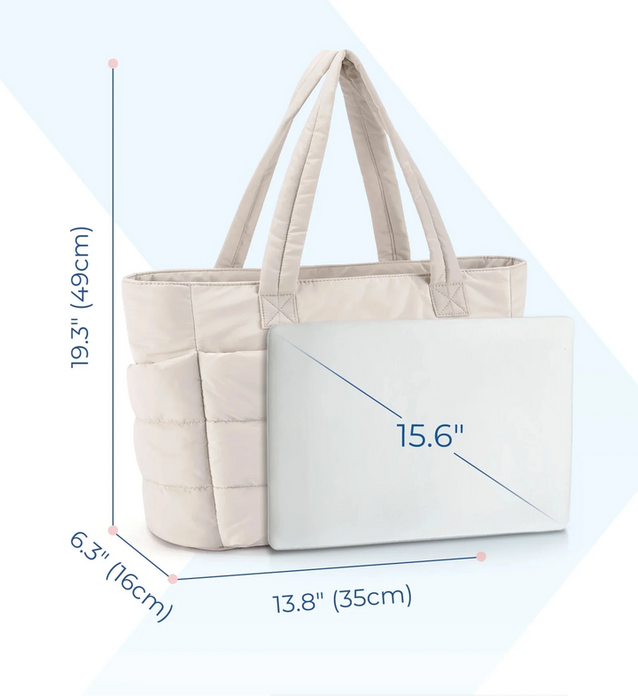 Padded carrying bag with large storage compartment