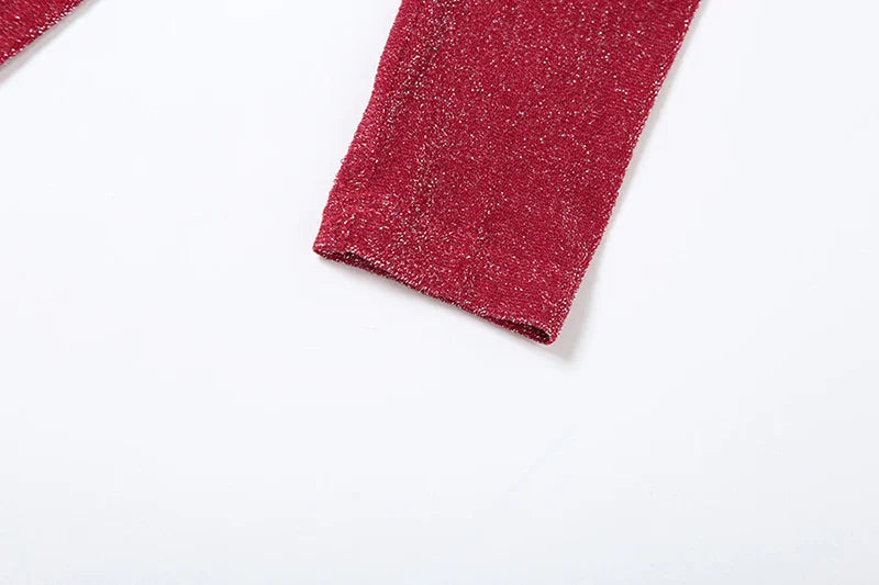 שמלת מקסי נצנצים בעיצוב שסע עמוק - Harlow